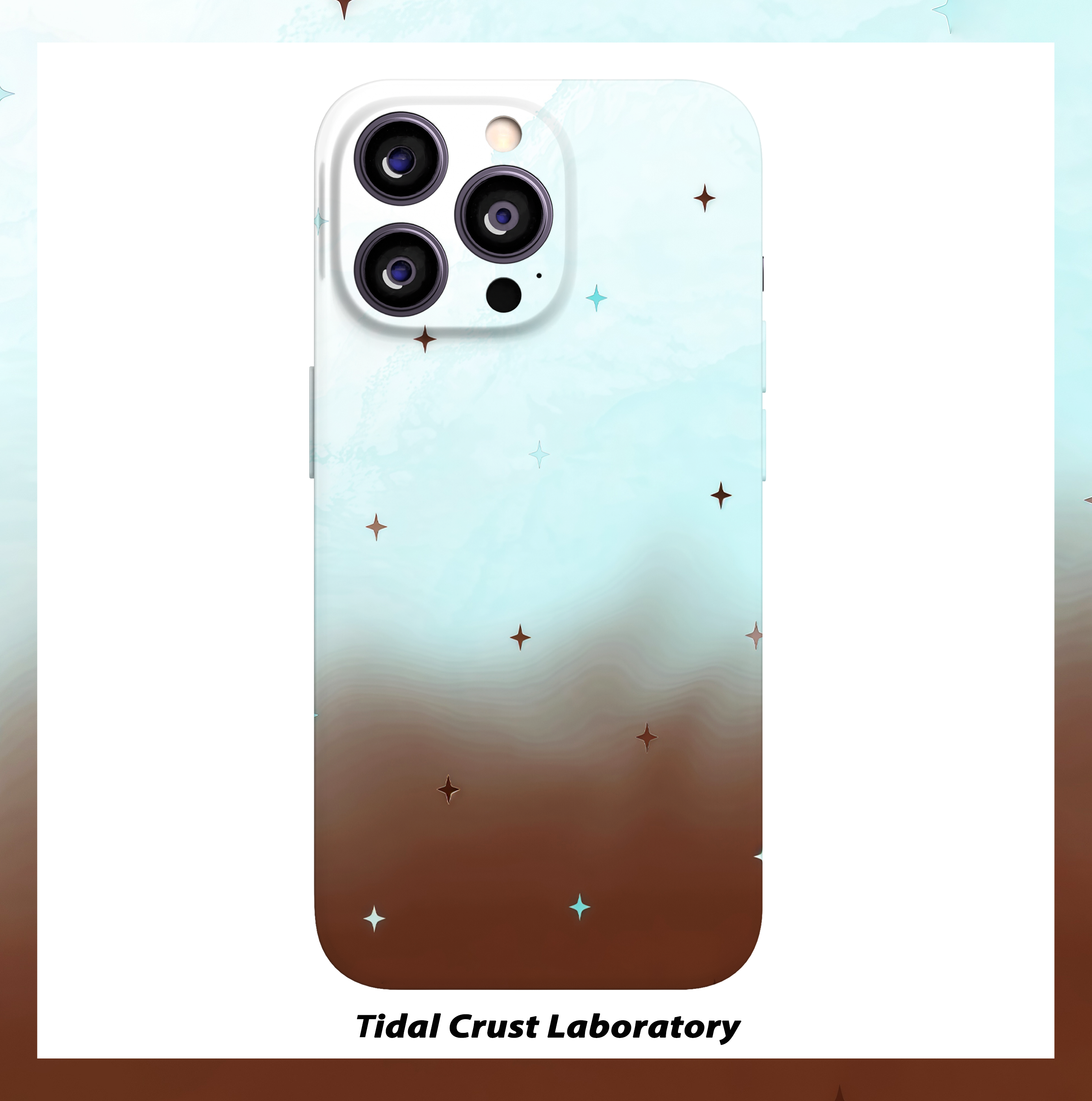 渐变色域里散落的星芒菲林二合一手机壳适用苹果17nova14华为p70mate60小米15opporen14ovivo荣耀300iPhone16