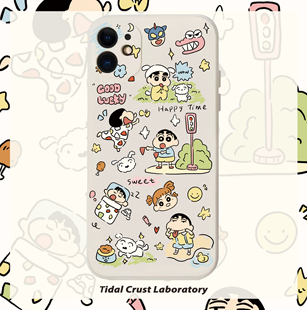 液态硅胶蜡笔小新漫画卡通可爱手机壳适用苹果17nova14华为p70mate70小米15opporeno14vivo30荣耀300iPhone15