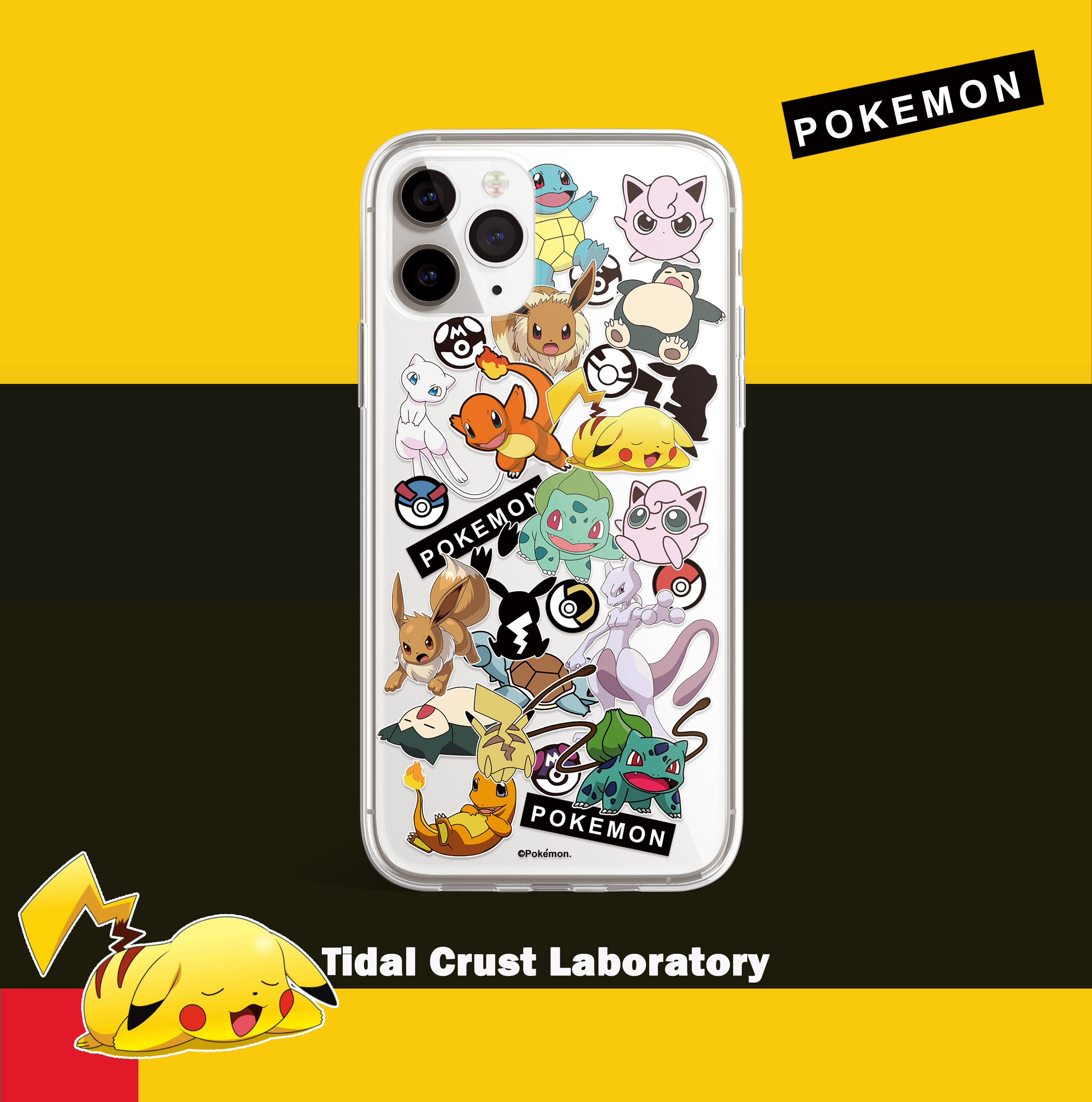 卡通皮卡丘神奇宝贝透明手机壳适用苹果15nova10华为p50E