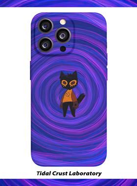 炫彩可爱猫咪高级紫色菲林二合一手机壳适用苹果17nova14华为p70mate60小米15opporen14ovivo荣耀300iPhone16