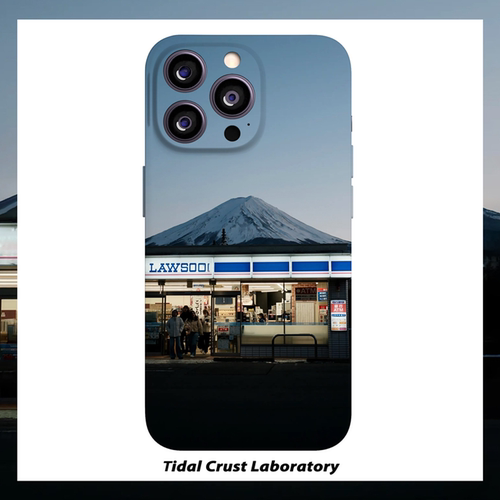 去富士山看雪便利店菲林二合一手机壳适用苹果17nova14华为p70mate60小米15opporen14ovivo荣耀300iPhone16
