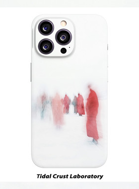 模糊视线意象远去的人菲林二合一手机壳适用苹果17nova14华为p70mate60小米15opporen14ovivo荣耀300iPhone16