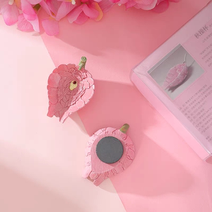 山东博物馆文创粉彩荷花秋操杯香插摆件冰箱贴摆件节日旅游纪念品