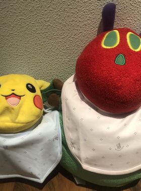 【猫】婴儿口水巾 新生儿围嘴 防吐奶纯棉柔软 3-6m丽Y房专柜28元