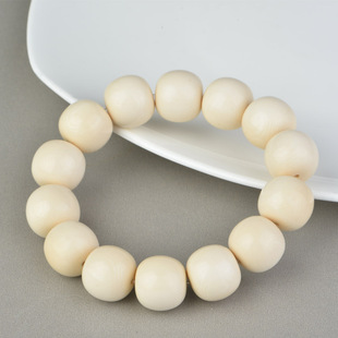 巧匠天然猛犸手串猛犸象牙老型手串串珠男士手链冰料苹果桶珠单圈