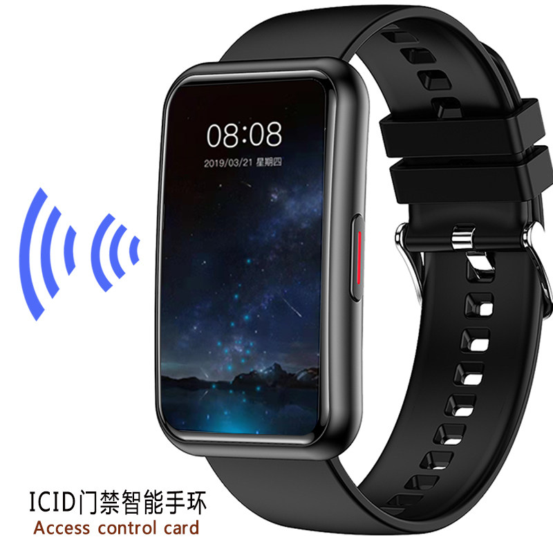 ICID门禁智能运动手环蓝牙通话支付NFC开锁防水记步血压睡眠监测