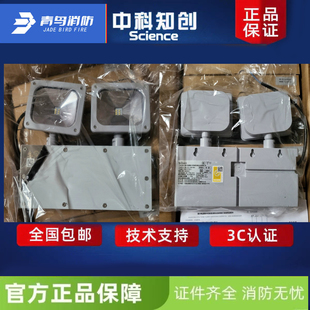 中科知創防水應急燈 壁掛集中電源雙頭燈全新正 IP67防護3W