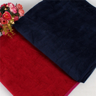 包邮家用毛巾面巾柔软系列出口日单纯棉外贸剪绒包边情侣红蓝浴巾