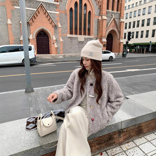 今年流行特惠 仿水貂毛皮毛一体外套女2025秋冬毛毛 人间富贵