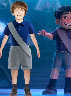 童装地球特派员cos服埃利奥Elio星际大使cosplay儿童表演服套装