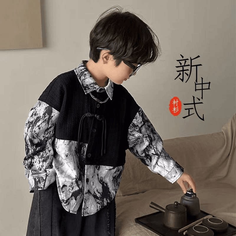 汉服中国风上衣炸街衬衫外套洋气图片