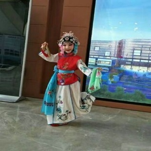 新款儿童戏服京剧戏装卖水服装小红娘表演服俏花旦丫鬟卖水戏曲服