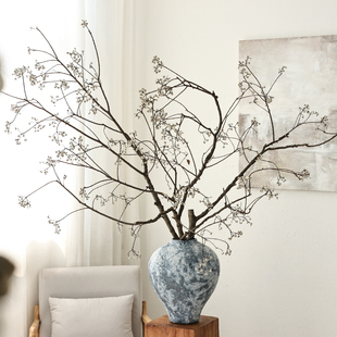 特大枝乌桕果天然树枝花瓶插花干枝干花花束客厅摆设真花装饰摆件