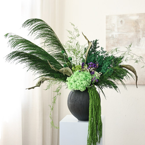 绿色永生花干花花束天然风干真花