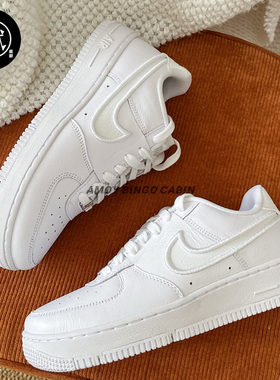 Nike耐克 Air Force 1 DANCE男女皮革空军复古运动休闲板鞋FJ7409