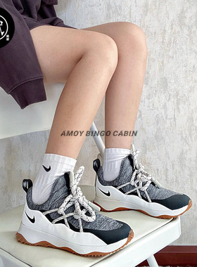 Nike耐克 City Loop女子小红书复古粗绳鞋带运动休闲鞋AA1097-100