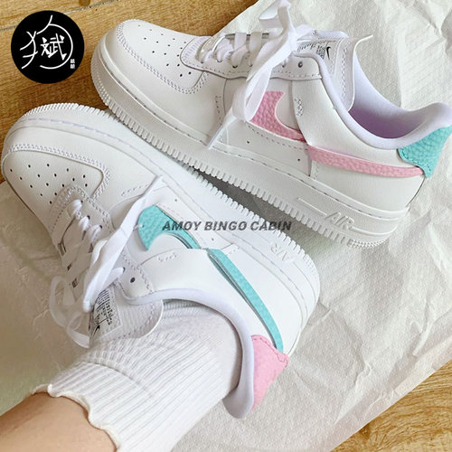 NikeAF1女子断勾鸳鸯空军板鞋