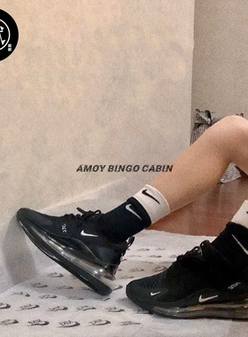 Nike耐克 男女双层拼接撞色中高帮运动健身瑜伽袜子DD2795 DH4058