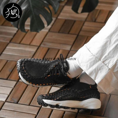 NikeWoven男女编织黑白休闲鞋