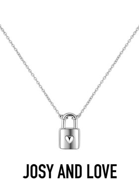 Josyandlove高级感爱心锁头项链