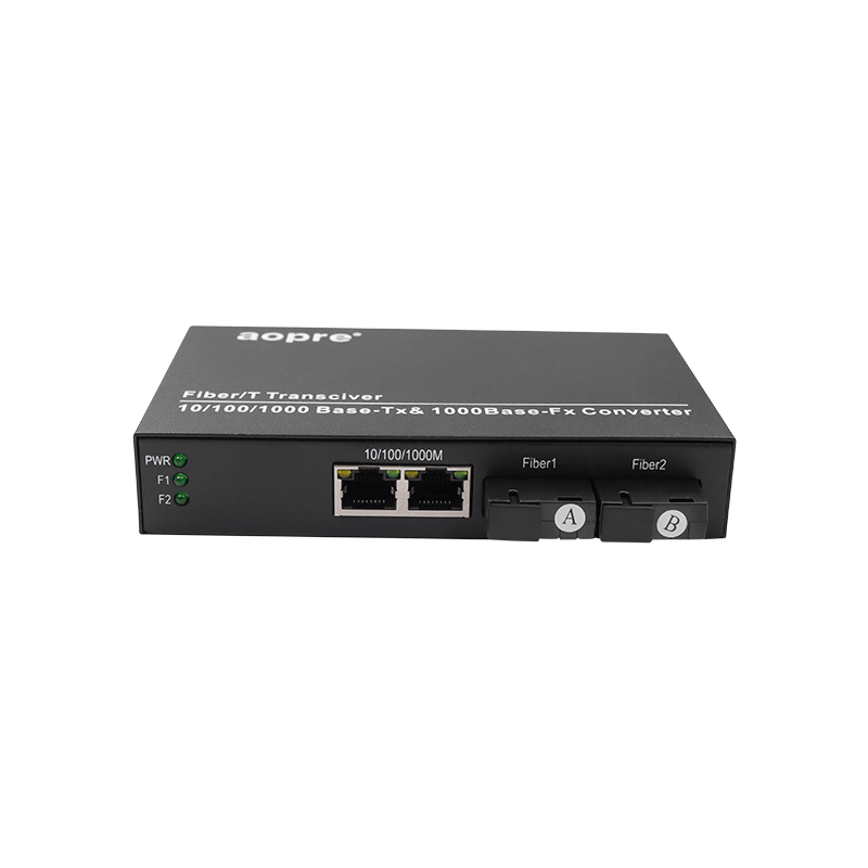 光纤收发器单模光电交换机poe