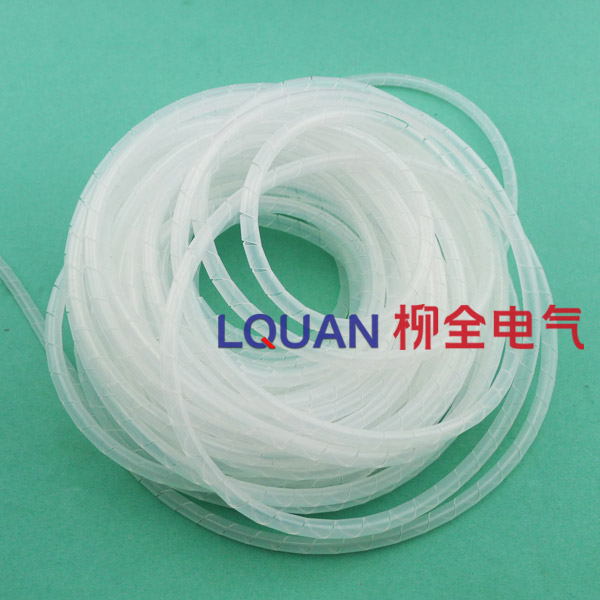 包线管  缠绕管 绕线管 理线管 一卷1只售3.5元 黑白 直径8mm