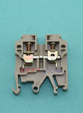 SAK-6EN 组合接线端子排 41A/800V 电线连接器导轨式安装 土黄色