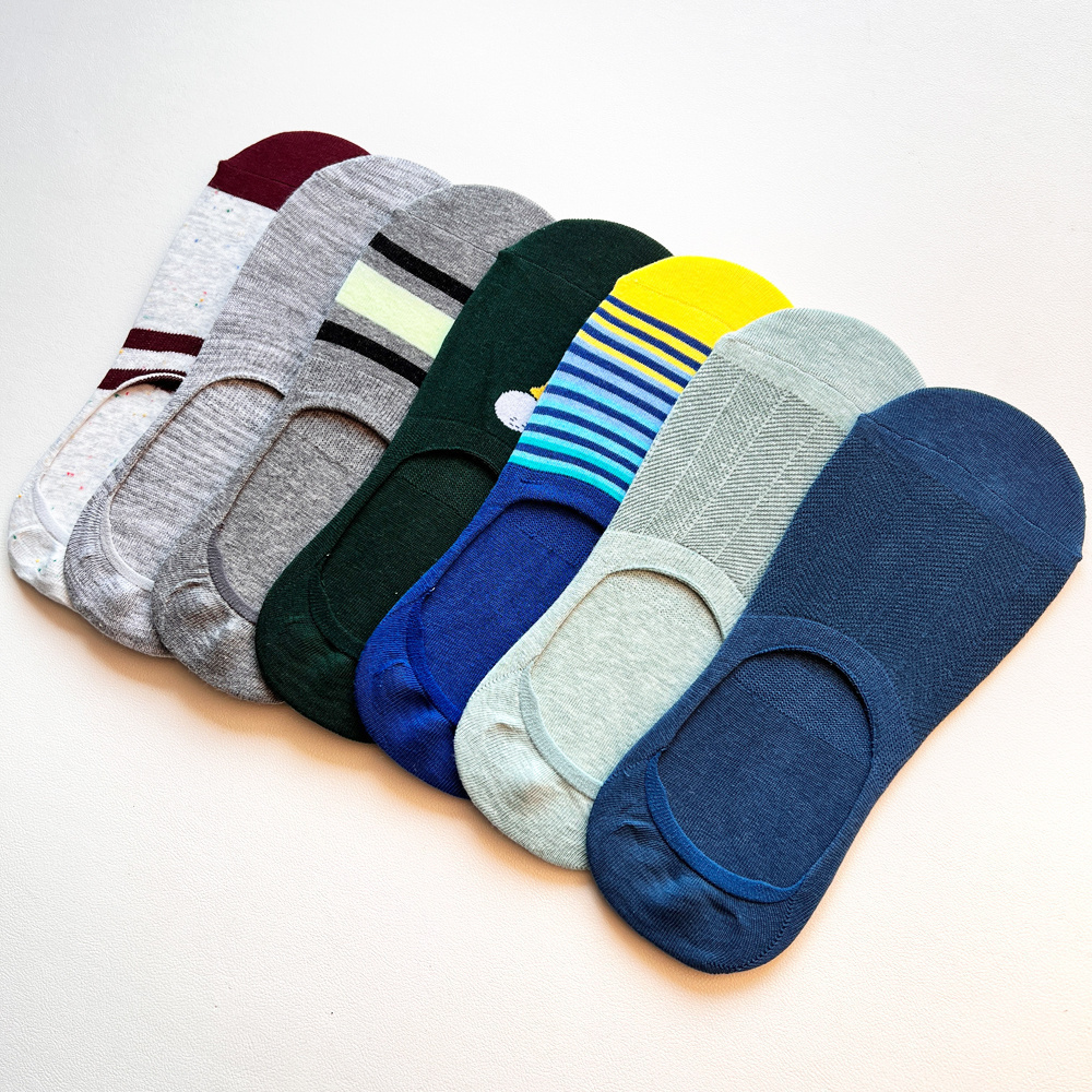 男袜！精梳棉细腻薄软隐形袜男袜乐福鞋好搭档38-42码O型袜套