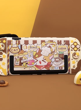原创三花喵咪Switch2保护壳适配任天堂NS2游戏机保护套硅胶手柄套