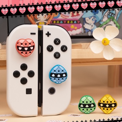 switcholed摇杆帽硅胶joycon键帽