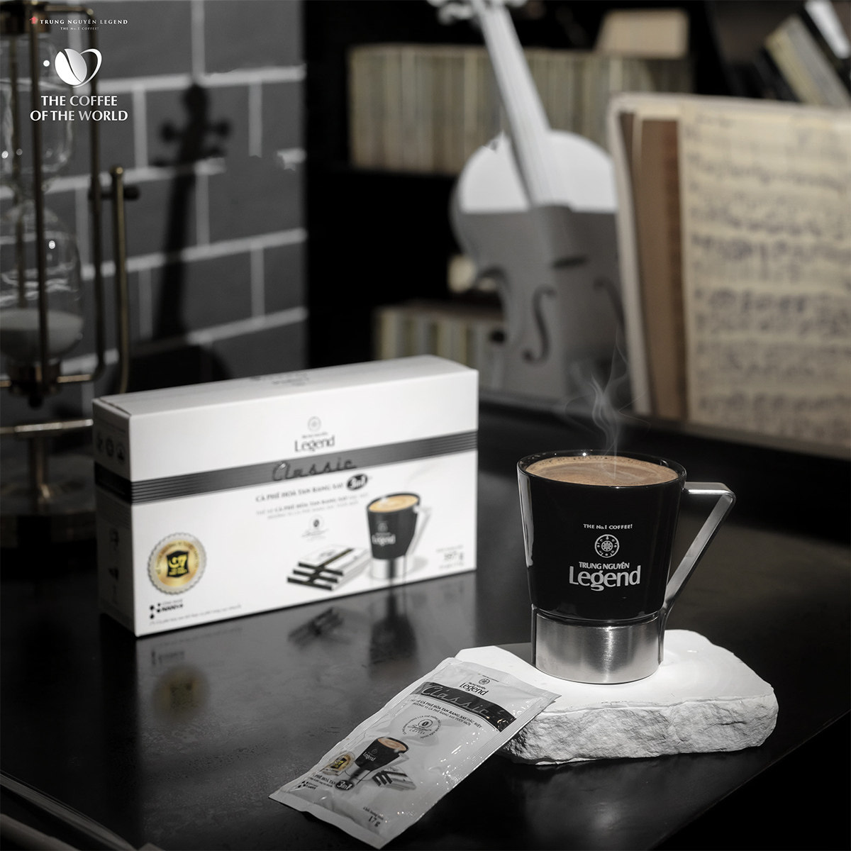 越南中原传奇Legend咖啡Classic甄典版357克3合1上班学习提神饮品