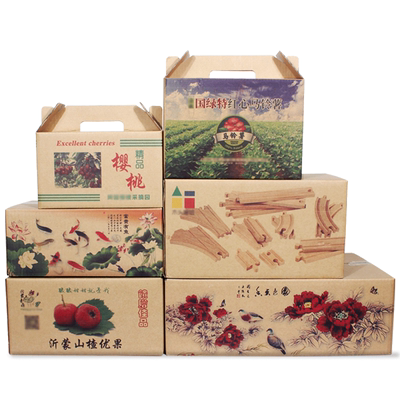 定做印刷手提logo纸箱