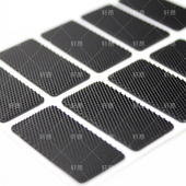 头盔边贴 新盔内衬黑魔术贴 布套粘合魔术贴10个一组 原厂