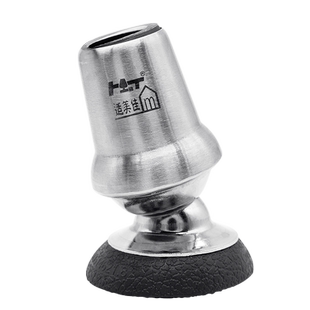 超防滑拐杖头万向旋转耐磨胶头不锈钢脚垫双拐配件大底拐头橡胶底