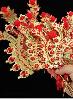 小金花大金花佛具插香炉民俗用品跨境出口中式摆件装饰铜金花特大