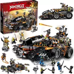 Chinese Building Block Ninjago Series Heavy-Duty Dragon-Catching Truck 6 Boys 8 Educational 10 Assembly Building Blocks 12 Toys