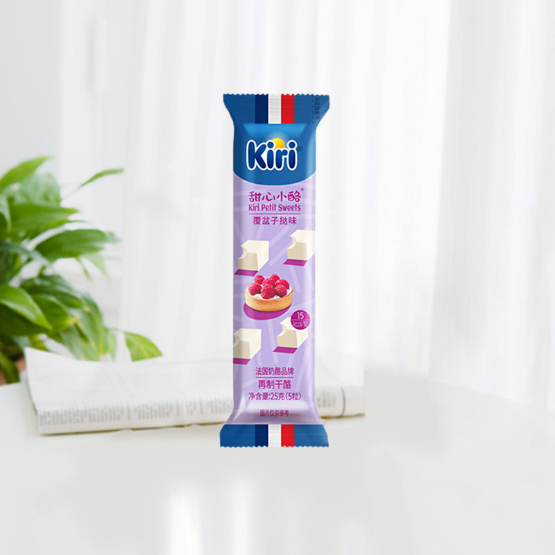 【Kiri甜心小酪25g】原装进口即食奶酪芝士零食覆盆子味干酪