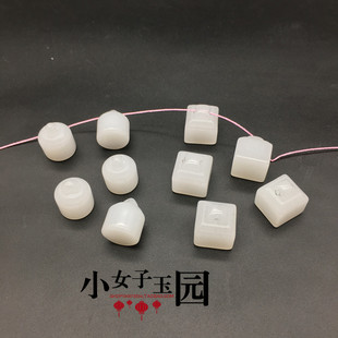 金丝玉小章料吊坠挂件文艺小印章玉佩玉坠包挂小挂饰新疆戈壁玉章