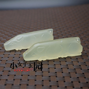 古玩玉器古董明清战汉仿古老玉石岫玉摆件高古玉把件挂件玉猪龙