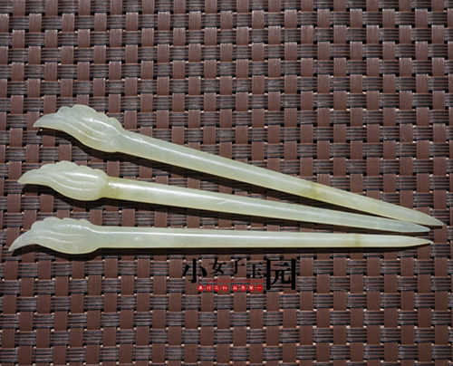 岫玉发簪饰品古典簪子玉石