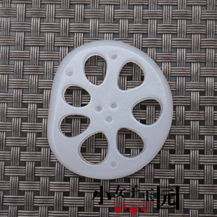 白玉莲藕片玉吊坠莲菜片挂件配饰配件陈情令腰佩同款玉佩腰配古风