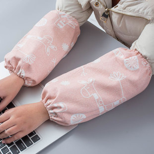 套清洁办公家务女厨房套袖 单层成人防污棉布韩版 长款 袖 包邮