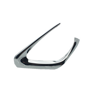 适用15 16 17款凯美瑞七代半雾灯罩前杠ABS镀铬亮条雾灯装饰条