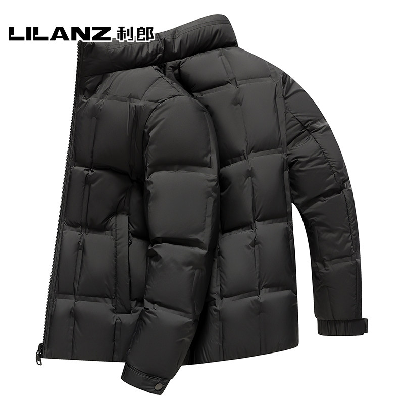 利郎男士立领羽绒服2025冬季