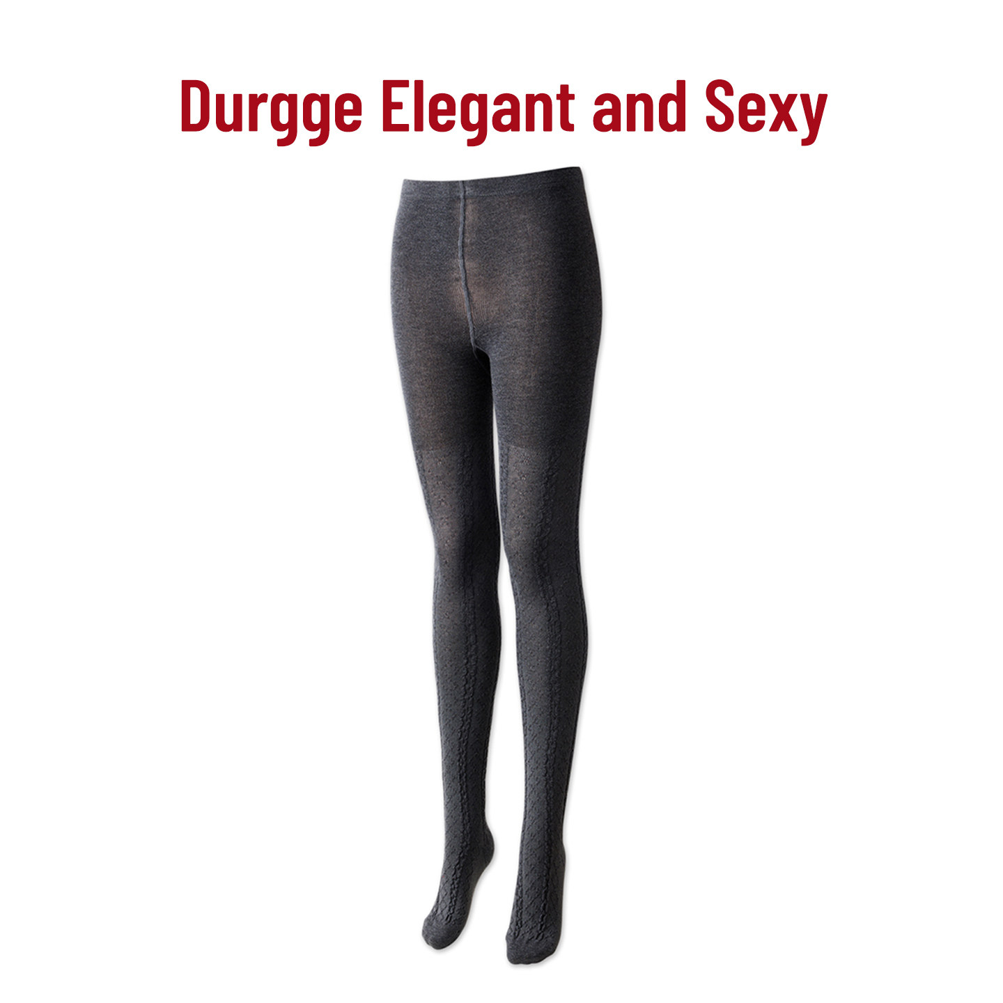 日本Durgge羊毛绒麻花纹秋冬春秋打底裤女miu系连裤袜显瘦不掉档