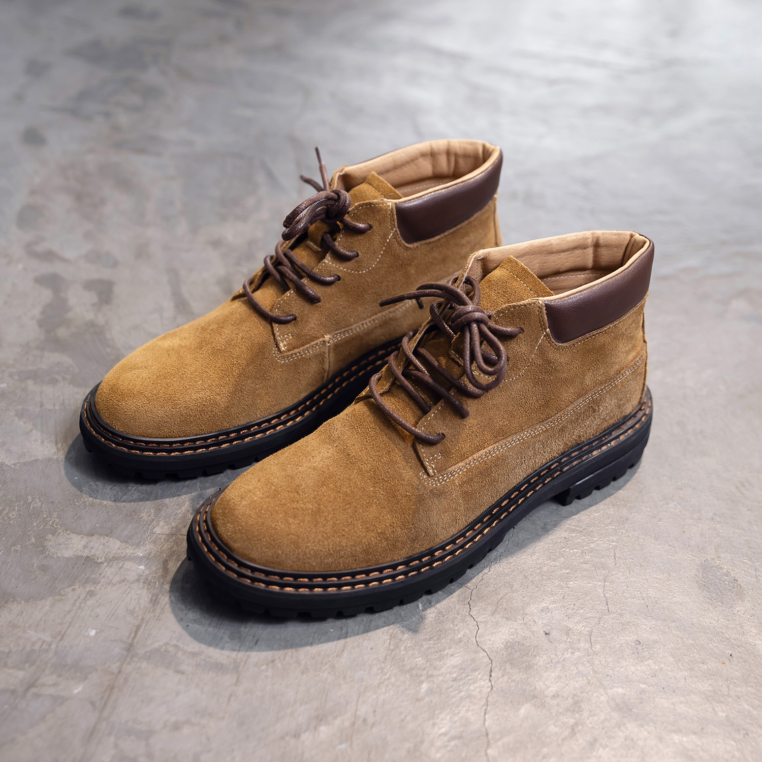 2025秋冬新款男士工装靴潮