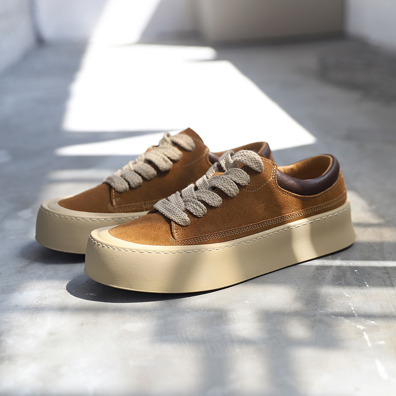 真皮板鞋男2025年春季新款软面