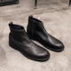2024秋冬新款 潮流高帮皮靴 短靴时尚 男鞋 真皮马丁靴欧美英伦风工装