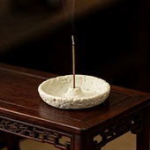 北欧简约水泥香插香座香薰香炉香托香盘香插香座香盘香插香座