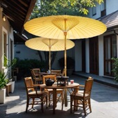 民俗传统油纸伞庭院伞梦华录茶舍同款 防雨网红拍照道具户外遮阳伞